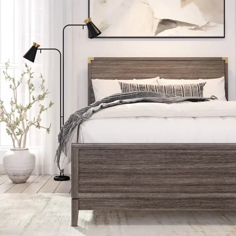 Lit plateforme pleine grandeur Plank and Beam Contempo