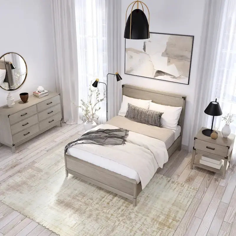 Lit plateforme pleine grandeur Plank and Beam Contempo