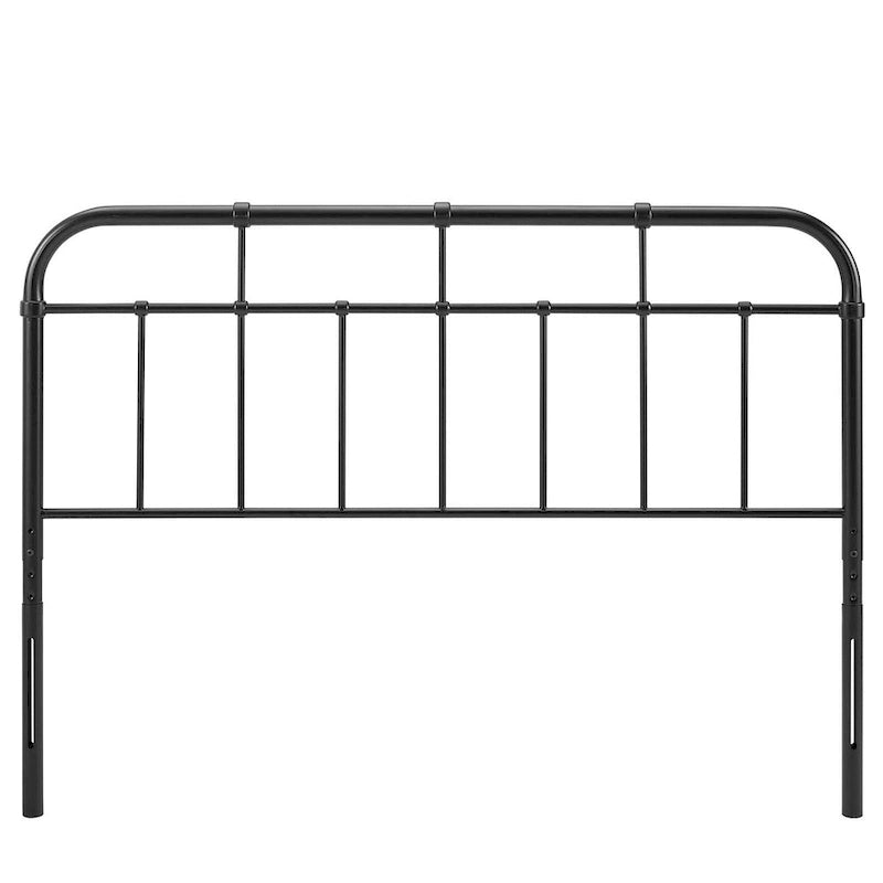 Tête de lit Shaffer Classic King Size en métal noir