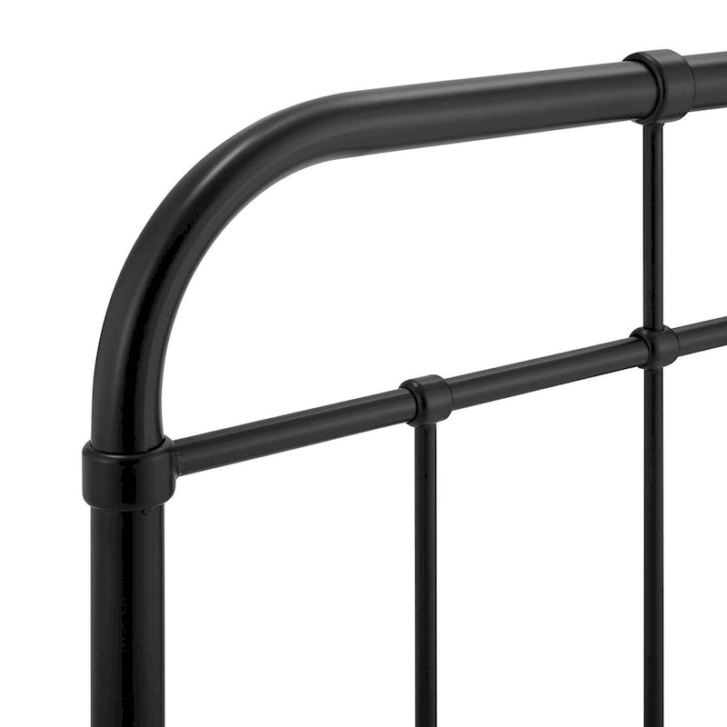 Tête de lit Shaffer Classic King Size en métal noir
