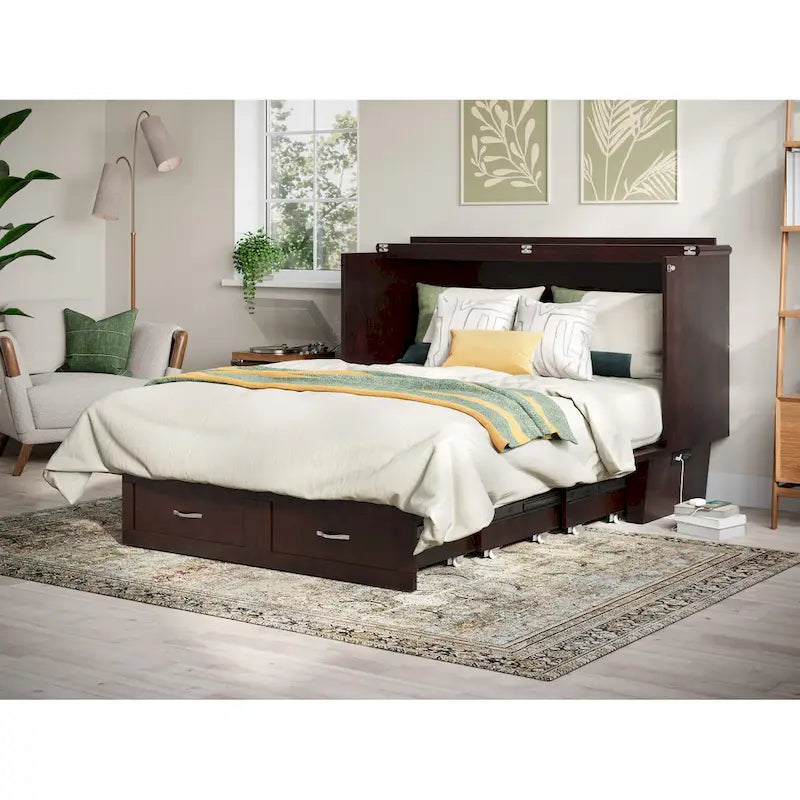 Lit escamotable Chelsea Queen avec matelas