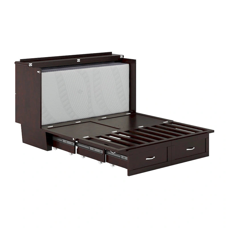 Lit escamotable Chelsea Queen avec matelas