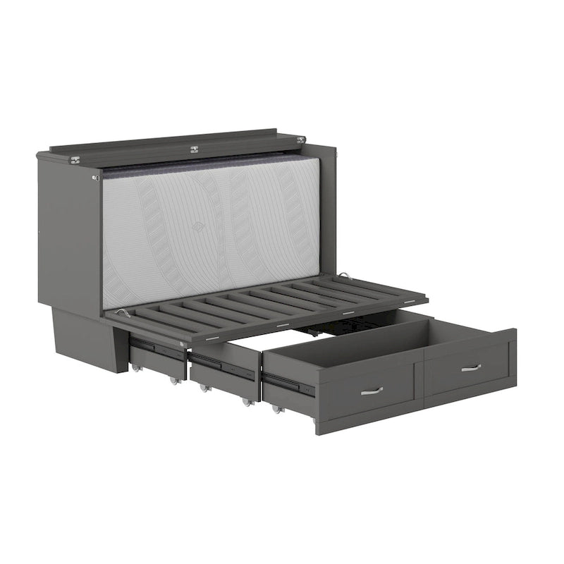 Lit escamotable Chelsea Queen avec matelas