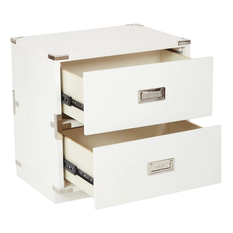 Meuble de rangement d'appoint Wellington à 2 tiroirs