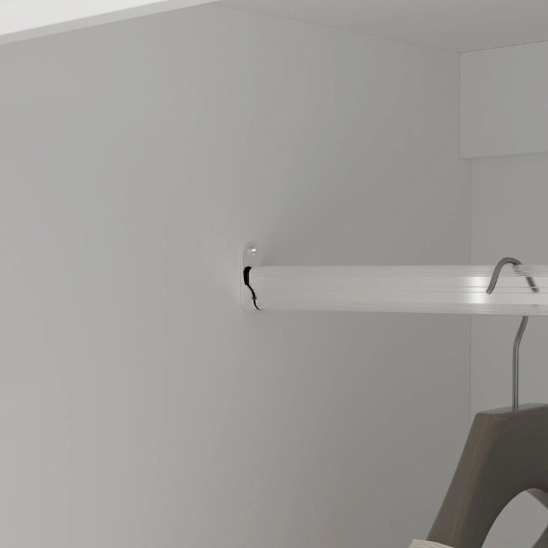 Armoire-penderie moderne autoportante avec grand espace de rangement