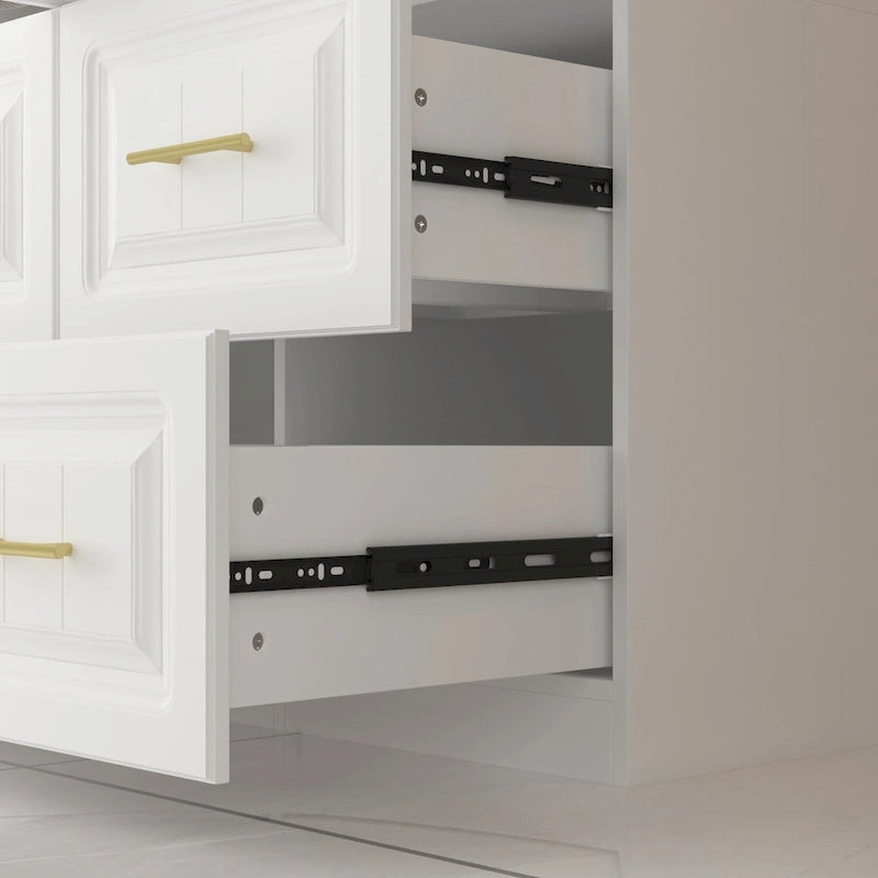 Armoire-penderie moderne autoportante avec grand espace de rangement