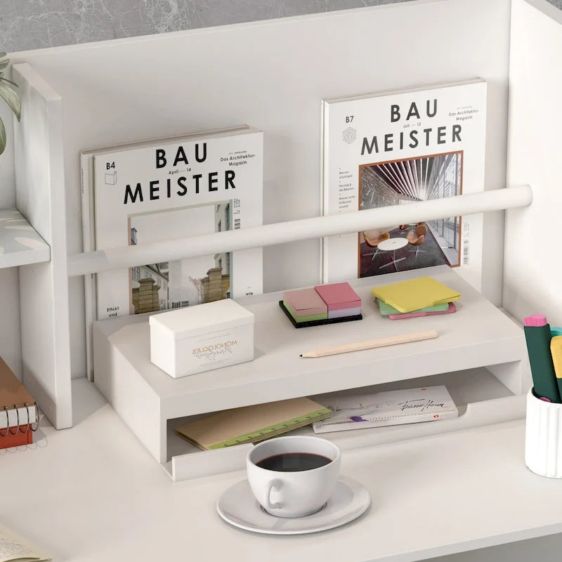 Bureau d'accueil à 3 tiroirs, table de réception, bureau d'ordinateur, espace de travail