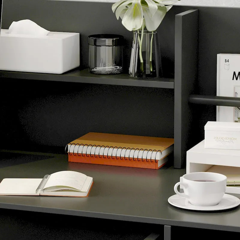 Bureau d'accueil à 3 tiroirs, table de réception, bureau d'ordinateur, espace de travail