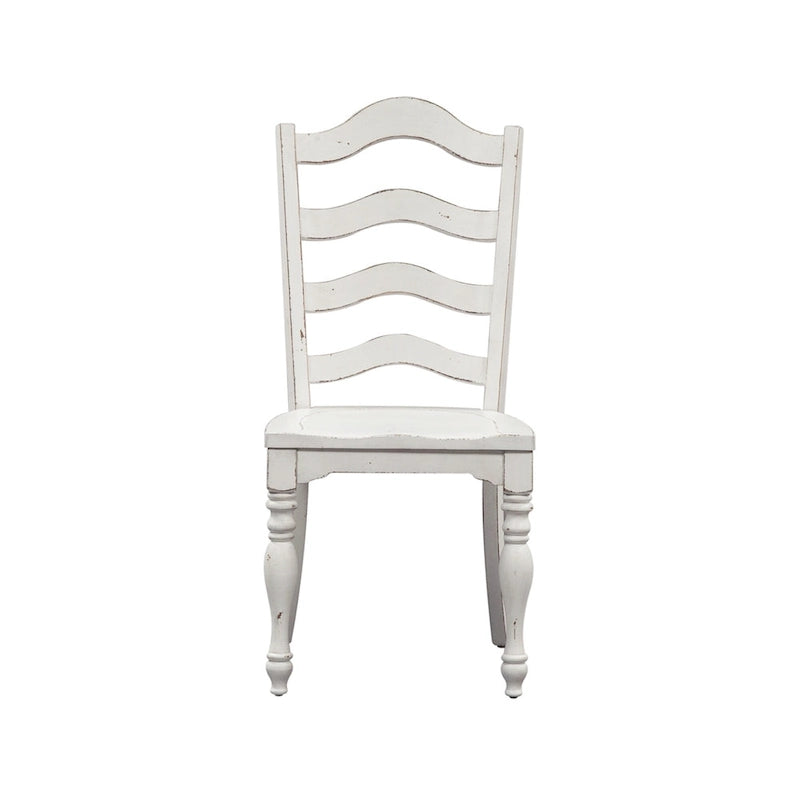Ensemble de 3 pièces Magnolia Manor Antique White Weathered Bark à feuilles tombantes