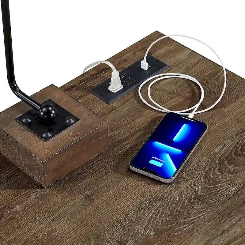Bureau Hinesburg 35 po avec chargeur USB par iNSPIRE Q Classic