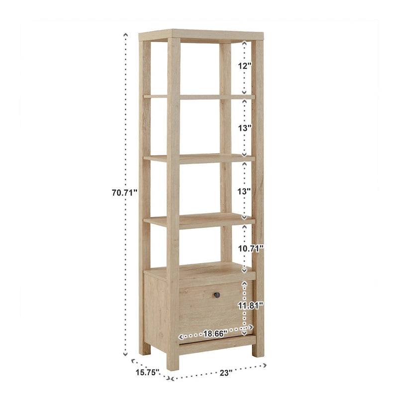 Bureau Hinesburg 35 po avec chargeur USB par iNSPIRE Q Classic