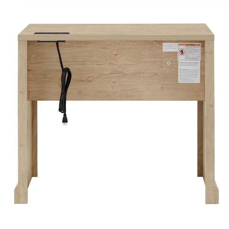 Bureau Hinesburg 35 po avec chargeur USB par iNSPIRE Q Classic