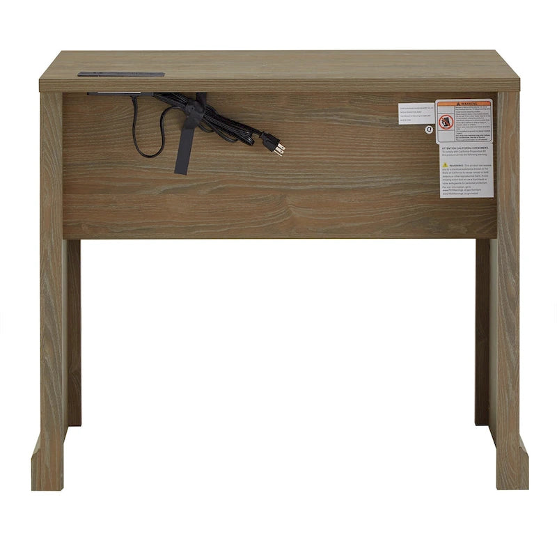 Bureau Hinesburg 35 po avec chargeur USB par iNSPIRE Q Classic
