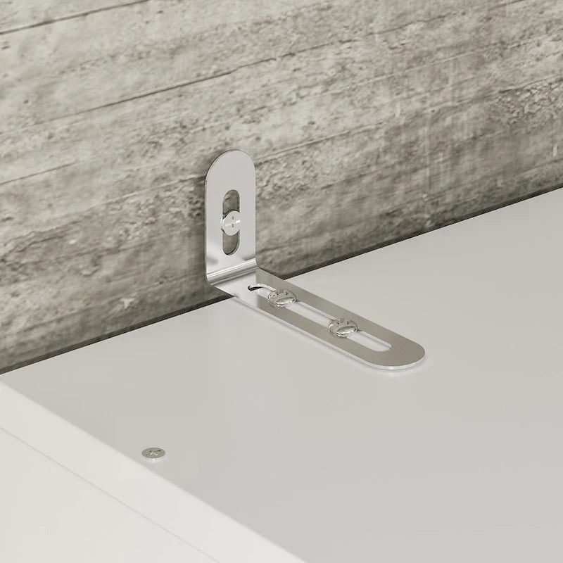 Armoire combinée avec miroir et tringle à vêtements pour chambre à coucher