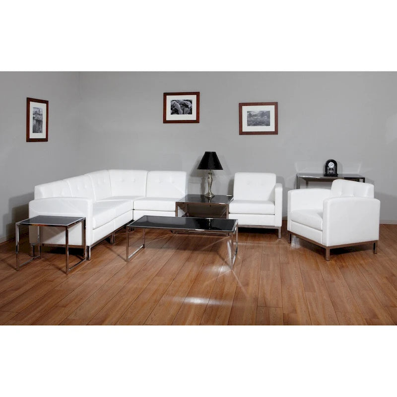 Fauteuil d'angle en similicuir Wall Street