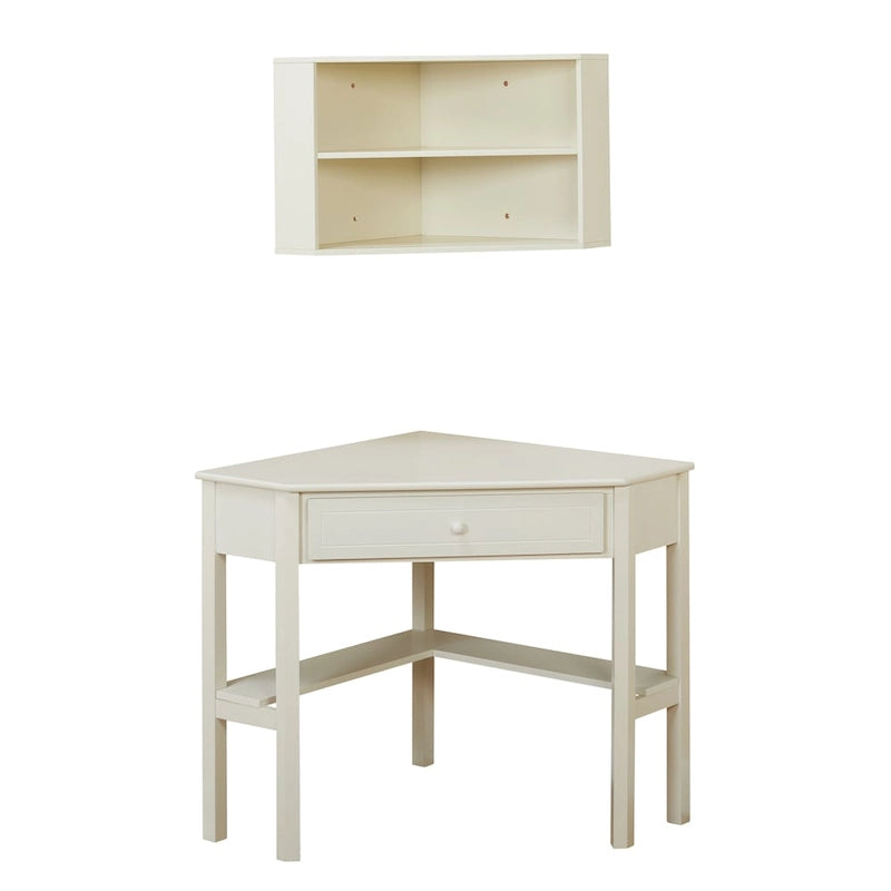 Ensemble bureau d'angle et étagère Simple Living