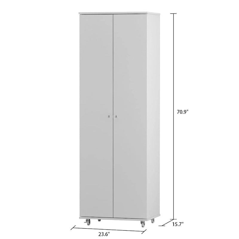 70.9Armoires Armoire Placard Rangement Meuble à Chaussures Blanc/Noir