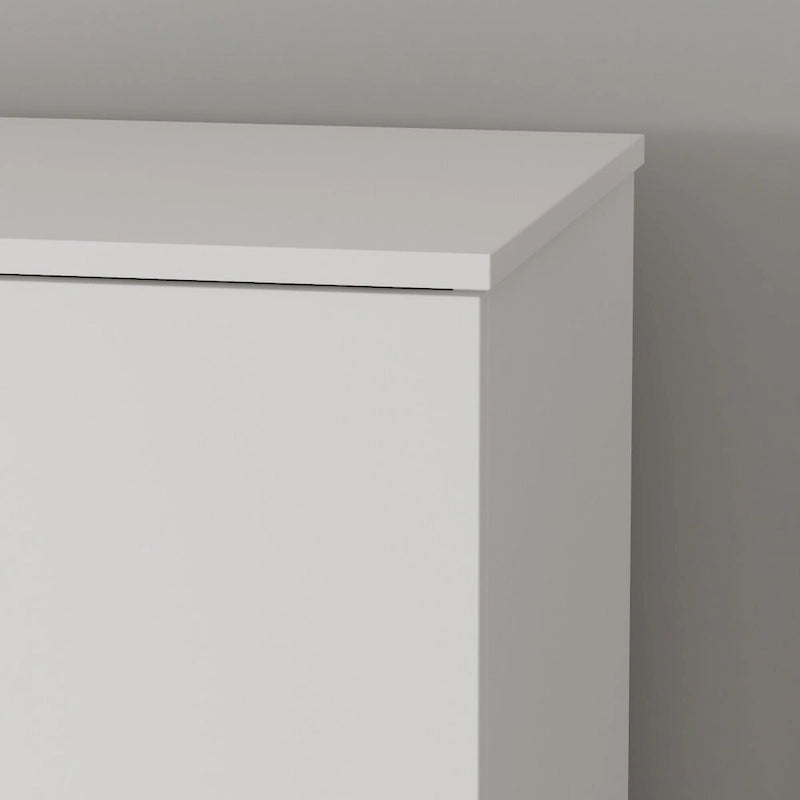70.9Armoires Armoire Placard Rangement Meuble à Chaussures Blanc/Noir