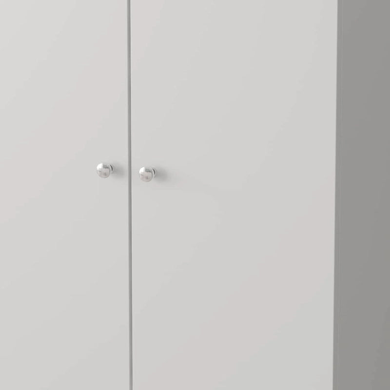 70.9Armoires Armoire Placard Rangement Meuble à Chaussures Blanc/Noir