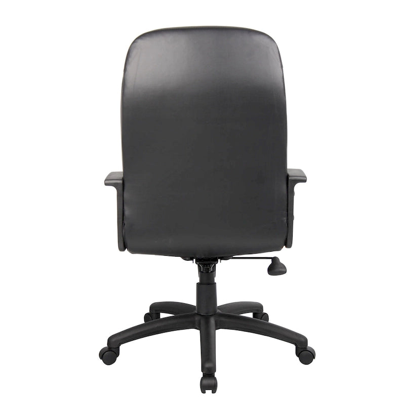 Fauteuil Boss à dossier haut en cuir Plus