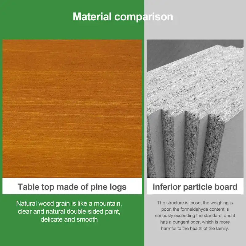 Bureau mural multifonctionnel pliant avec étagère et établi en bois