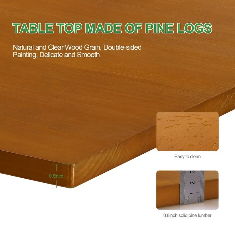 Bureau mural multifonctionnel pliant avec étagère et établi en bois