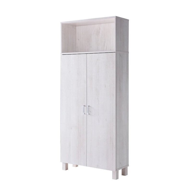 Armoire Jessica contemporaine en bois à double porte de Furniture of America