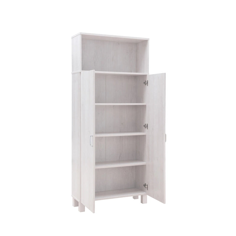Armoire Jessica contemporaine en bois à double porte de Furniture of America