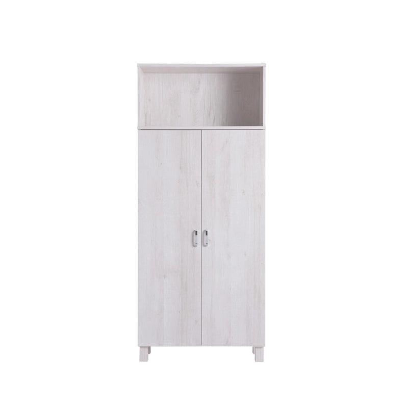 Armoire Jessica contemporaine en bois à double porte de Furniture of America
