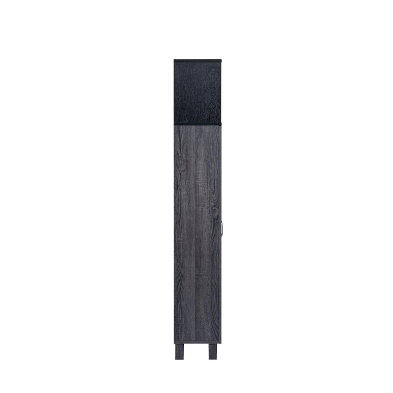 Armoire Jessica contemporaine en bois à double porte de Furniture of America