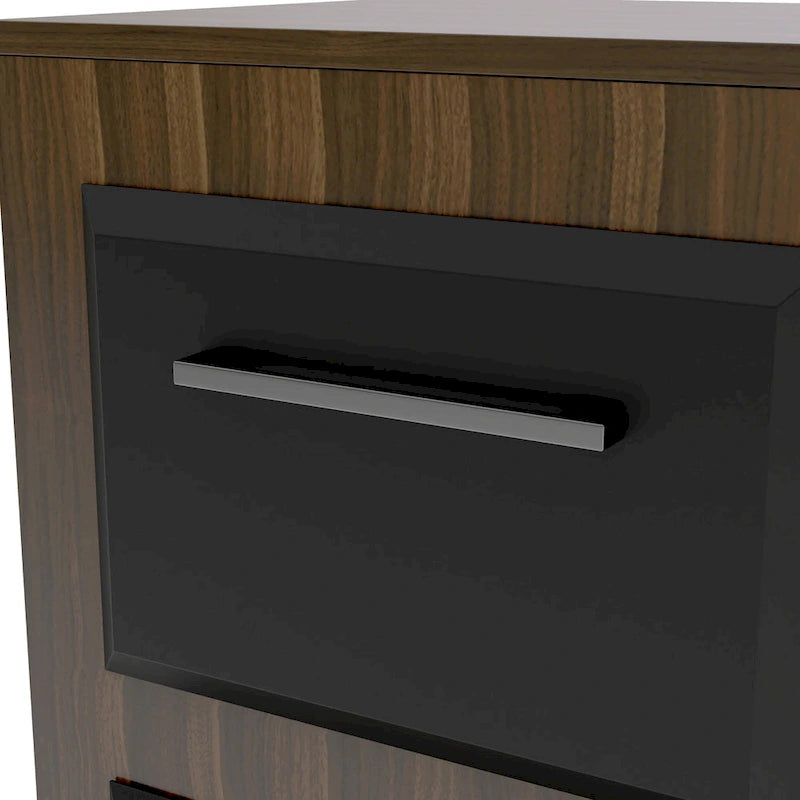 Classeur mobile DH BASIC Urban à deux tiroirs avec poignées en fer, par Denhour