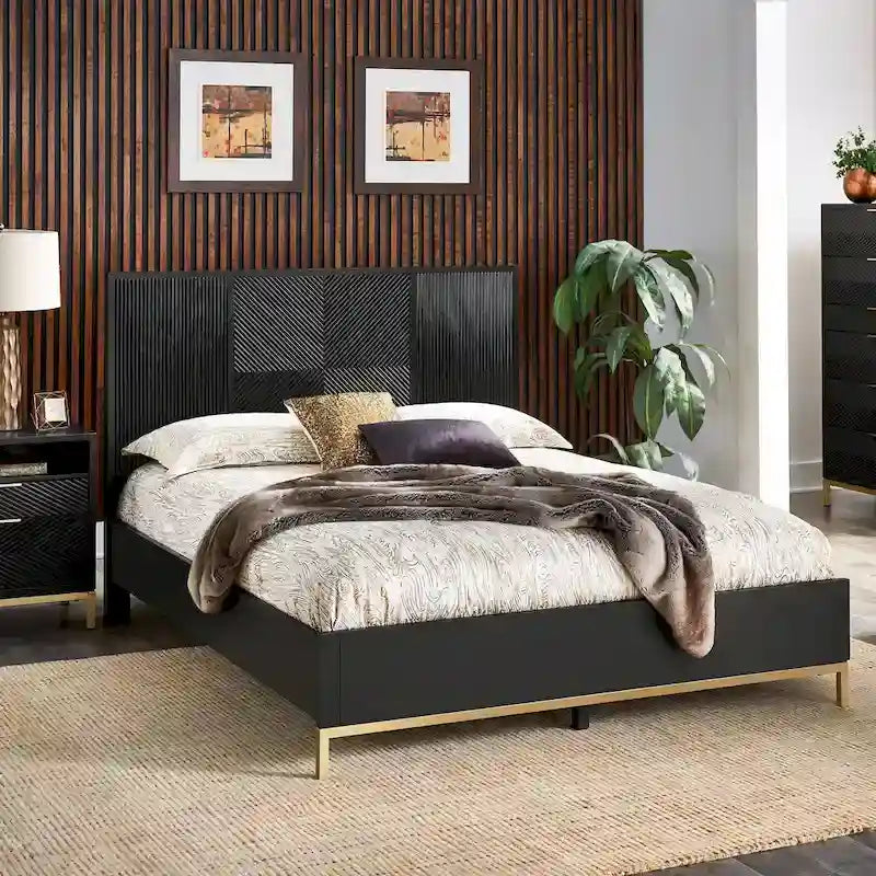 Elea Low Profile Queen Platform Bed by iNSPIRE Q Bold
