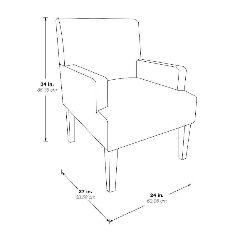 Fauteuil d'appoint Main Street d'OSP Home Furnishings en tissu tissé