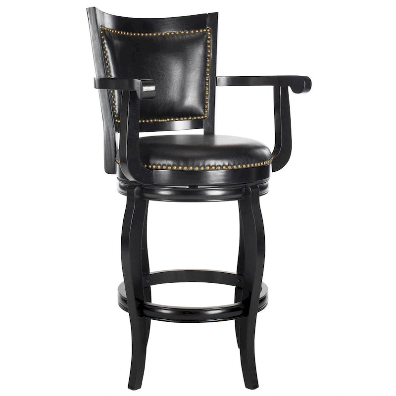 Tabouret de bar SAFAVIEH Candice Sierra marron 74 cm (29 pouces) - 63,5 cm (25 po) L x 61 cm (24 po) P x 117 cm (46 po) H