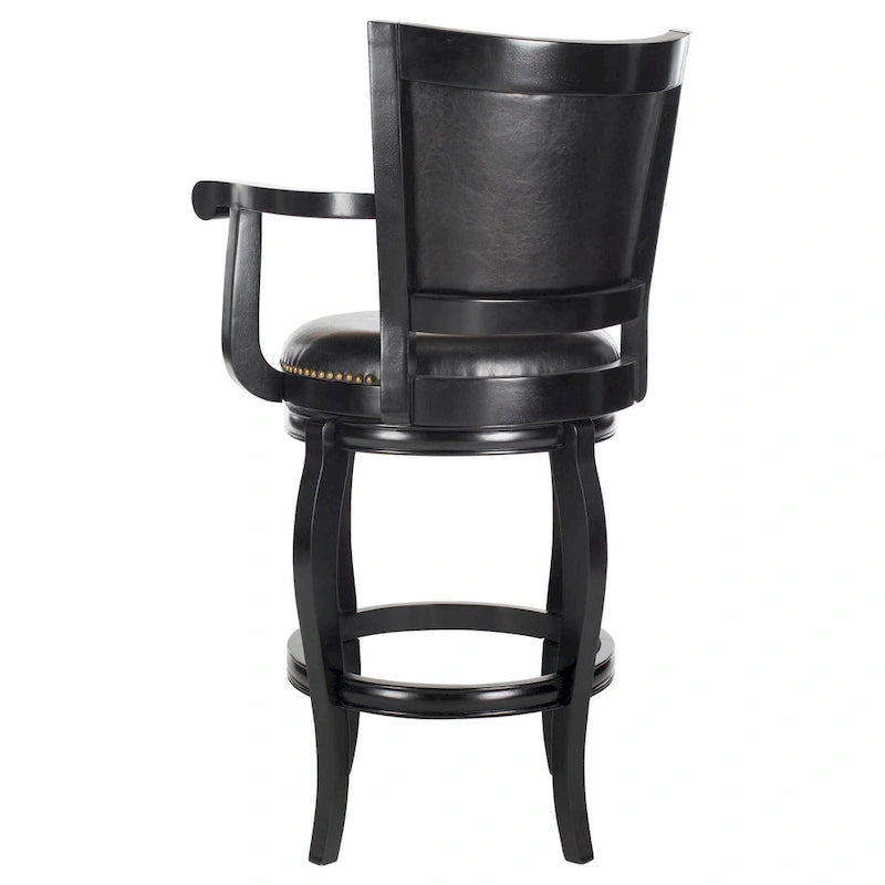 Tabouret de bar SAFAVIEH Candice Sierra marron 74 cm (29 pouces) - 63,5 cm (25 po) L x 61 cm (24 po) P x 117 cm (46 po) H
