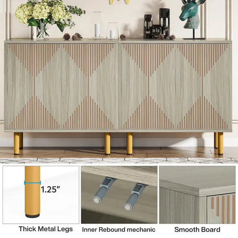 Armoire de rangement moderne blanche de grande taille, meuble sur pied