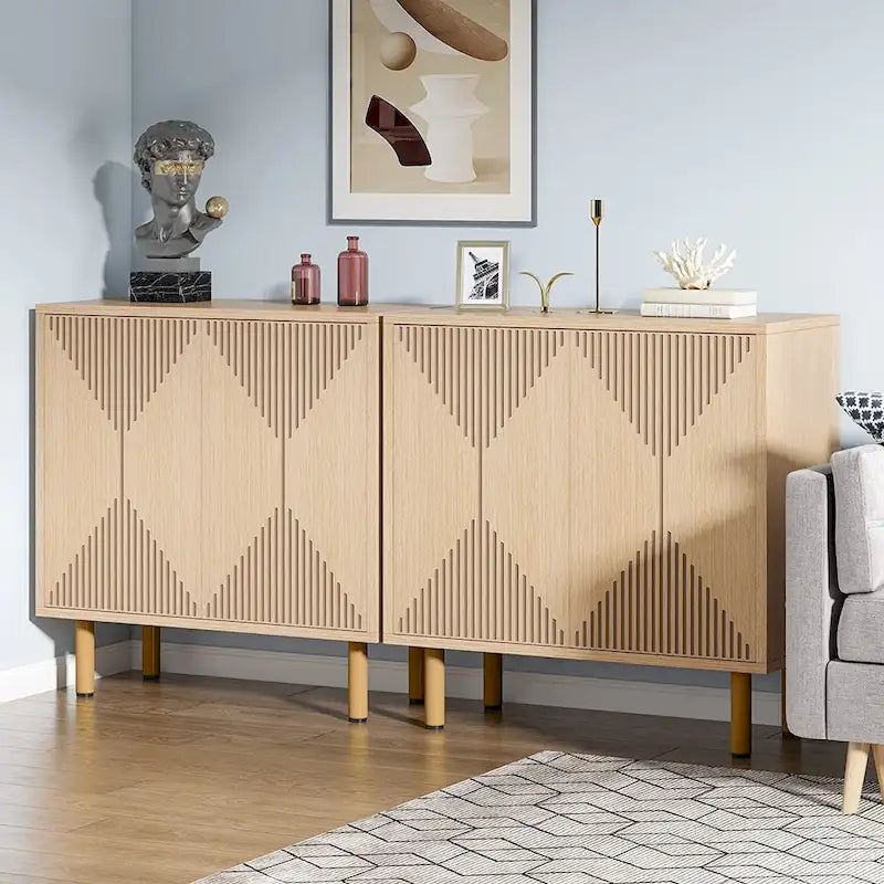Armoire de rangement moderne blanche de grande taille, meuble sur pied