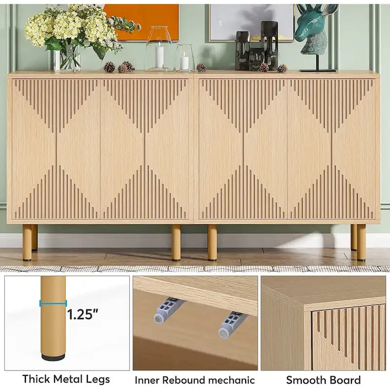 Armoire de rangement moderne blanche de grande taille, meuble sur pied