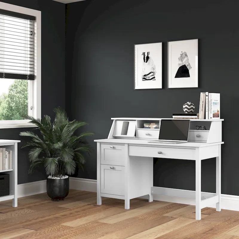 Bureau d'ordinateur Broadview 54W avec organiseur de bureau par Bush Furniture
