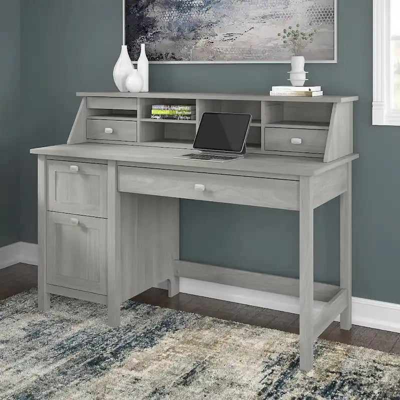 Bureau d'ordinateur Broadview 54W avec organiseur de bureau par Bush Furniture