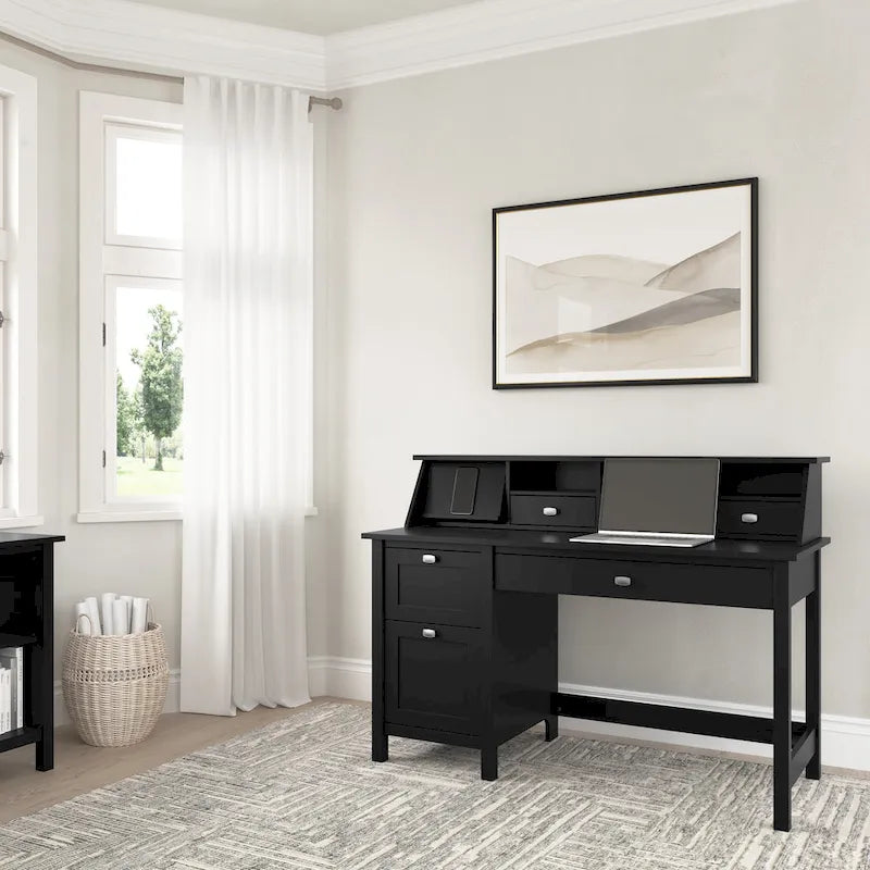 Bureau d'ordinateur Broadview 54W avec organiseur de bureau par Bush Furniture