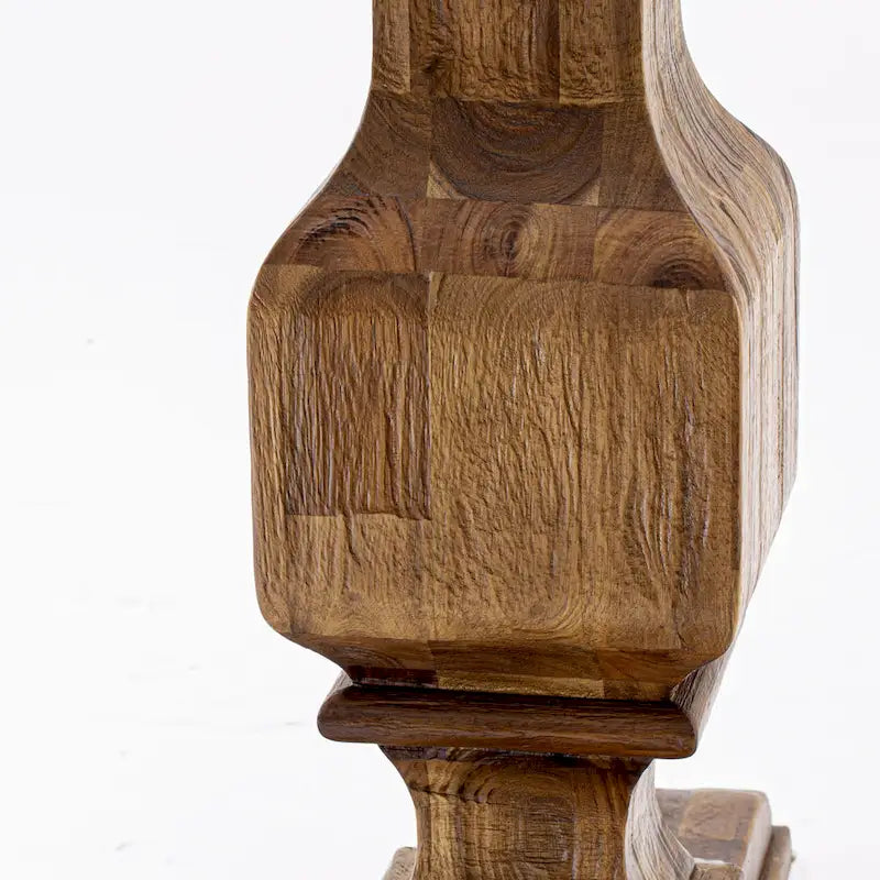 Ensemble de salle à manger East West Furniture : table ronde et chaises Parson en peau de daim, noyer antique (option pièces).
