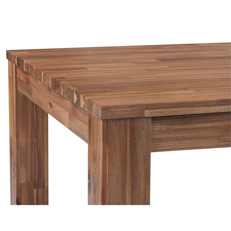 Table de salle à manger rectangulaire Bedford 75 pouces, pieds carrés
