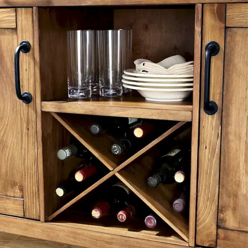 Buffet Crosley Roots finition naturelle - 52 po L x 18 po P x 36 po H