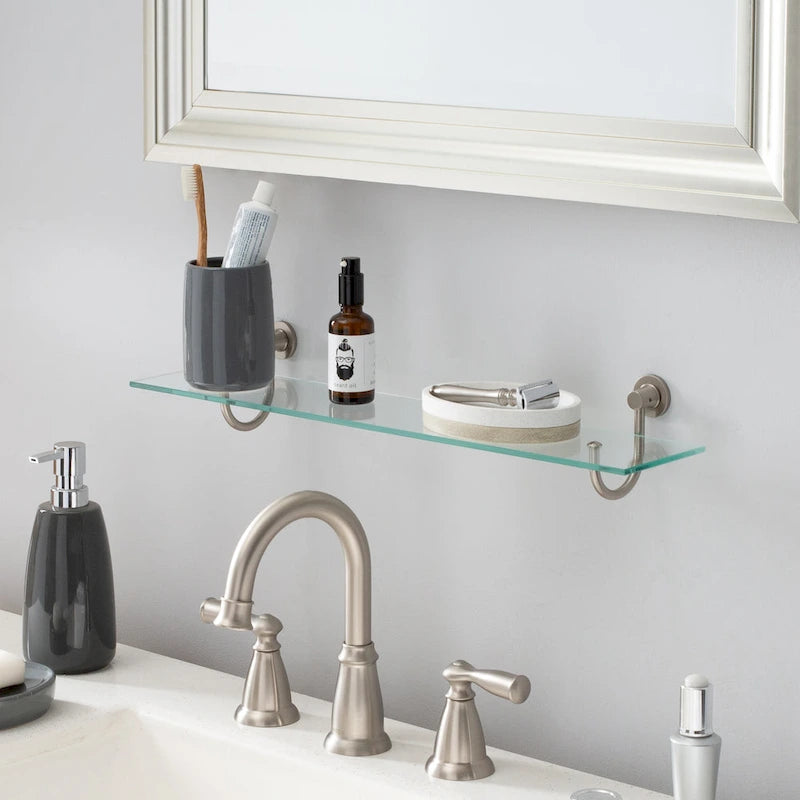 Étagère suspendue en verre « Organise It All » - 20,5 x 4,7 x 3,5