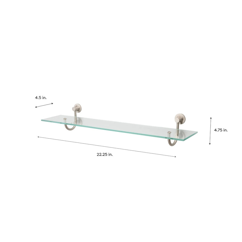 Étagère suspendue en verre « Organise It All » - 20,5 x 4,7 x 3,5