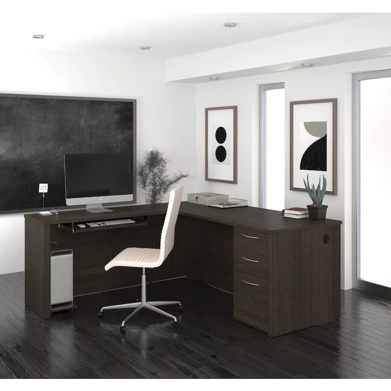 Bestar Embassy 71 inch L-shaped desk