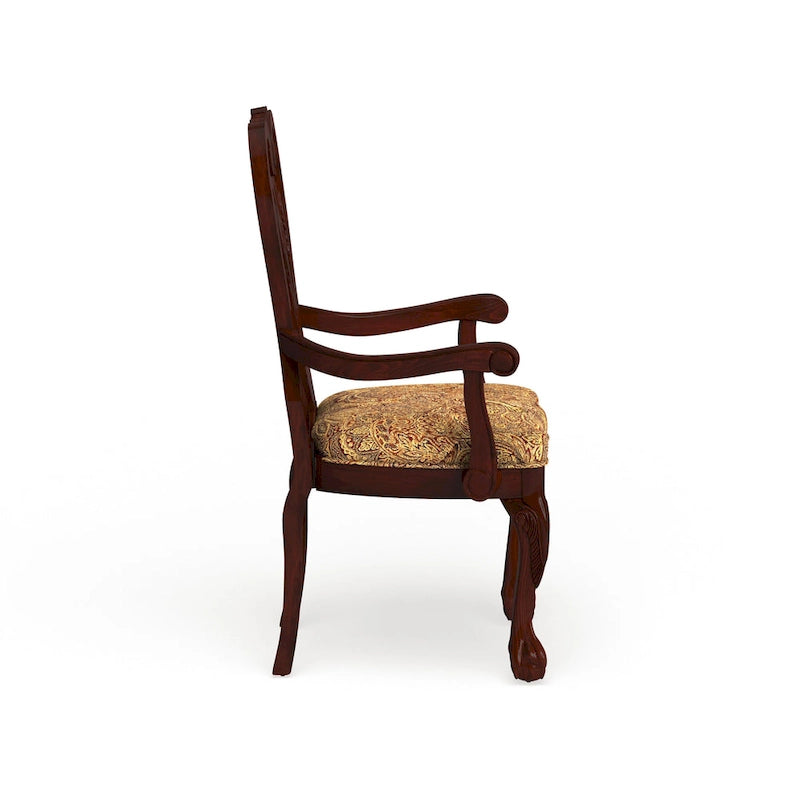 Chaise de salle à manger Carpia en merisier (lot de 2) de Furniture of America