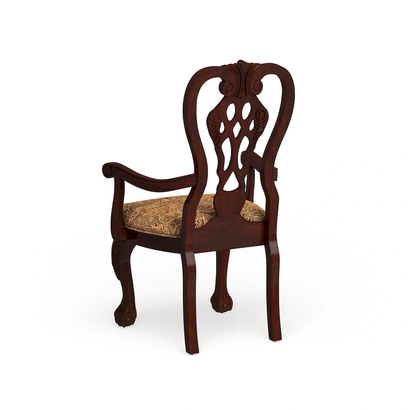 Chaise de salle à manger Carpia en merisier (lot de 2) de Furniture of America