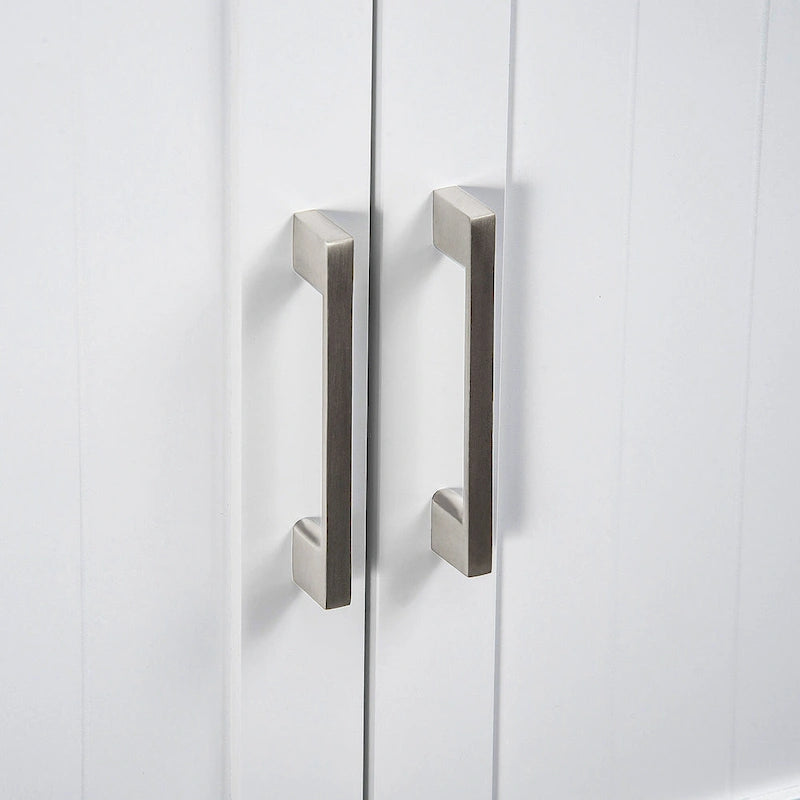 Meuble de rangement moderne Kleankin à double porte pour toilettes, organisateur de salle de bain